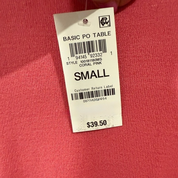 Style & Co Women Long Sleeve Crewneck Pullover Sweater Pink Coral Size Small - Picture 6 of 9